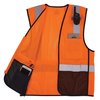 Glowear By Ergodyne Hi Vis Safety Vest, Orange, L/XL 8210ZBK